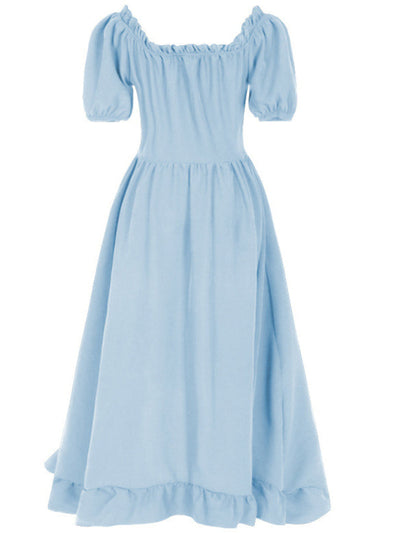 Damen Kleid Leicht Unregelmäßiger Schnitt Elegant