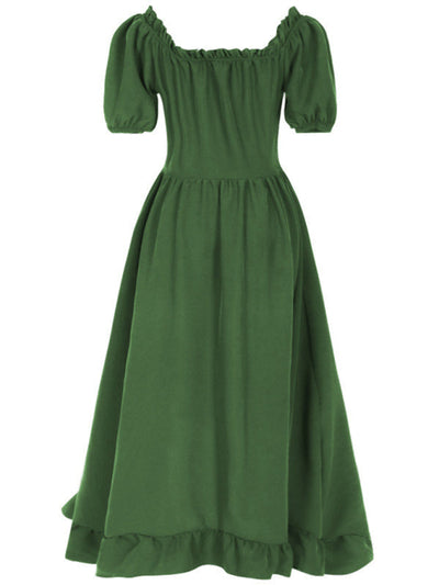 Damen Kleid Leicht Unregelmäßiger Schnitt Elegant