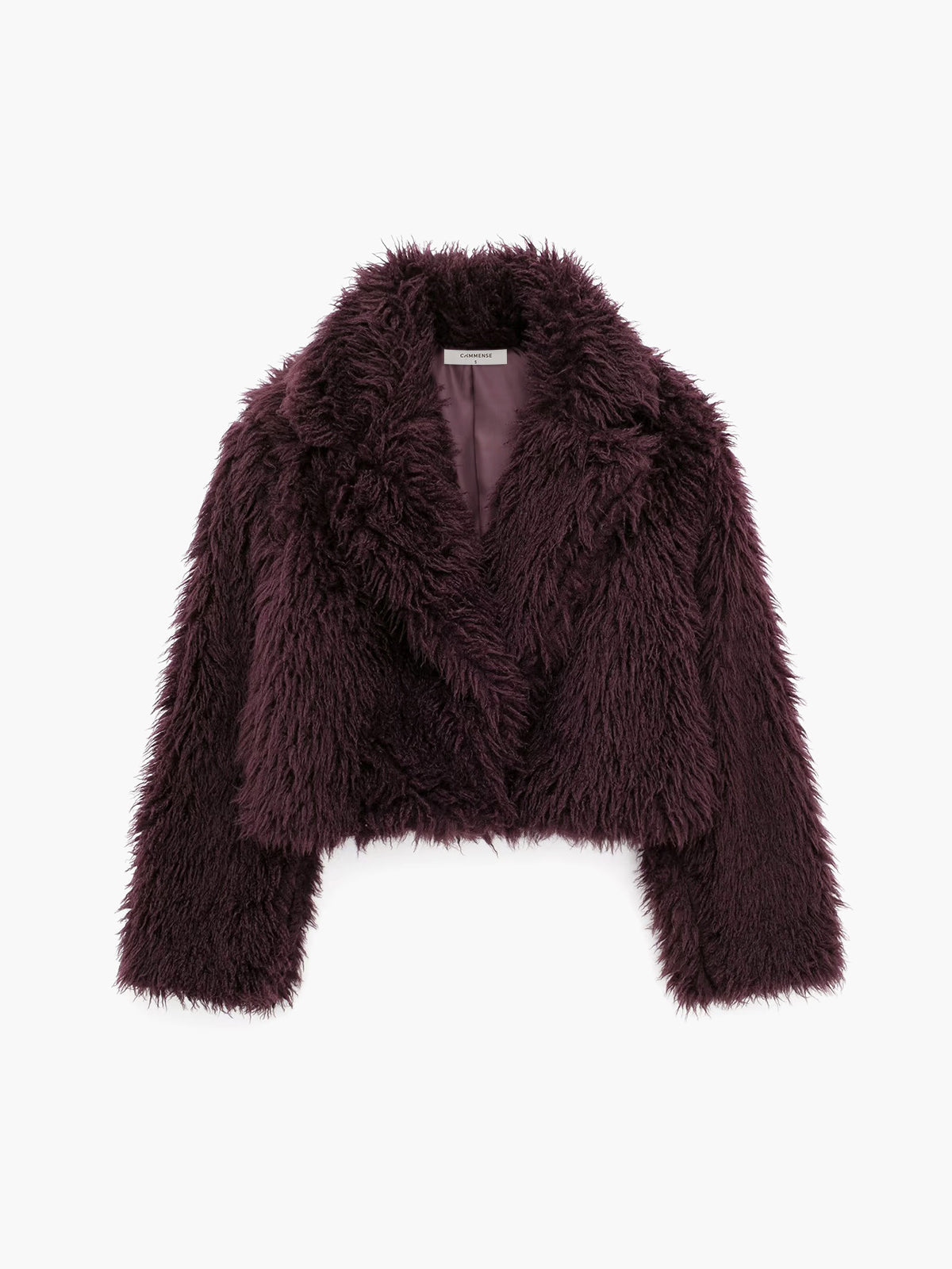 Damen Kurz Mantel Fleece Elegant für Winter Mäntel Damen