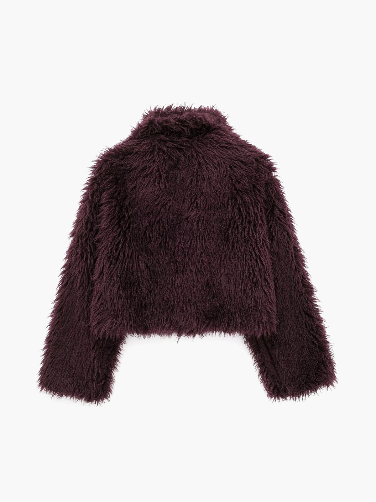 Damen Kurz Mantel Fleece Elegant für Winter Mäntel Damen