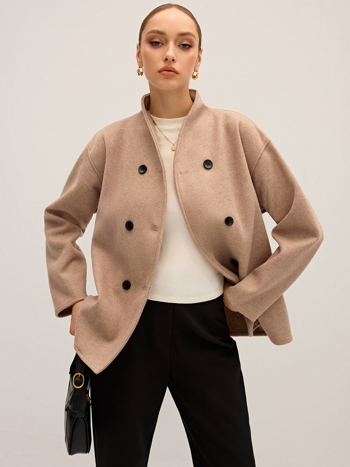 Damen Oversized Hemdjacke