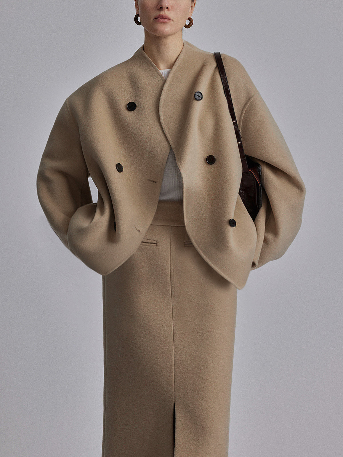 Damen Oversized Hemdjacke