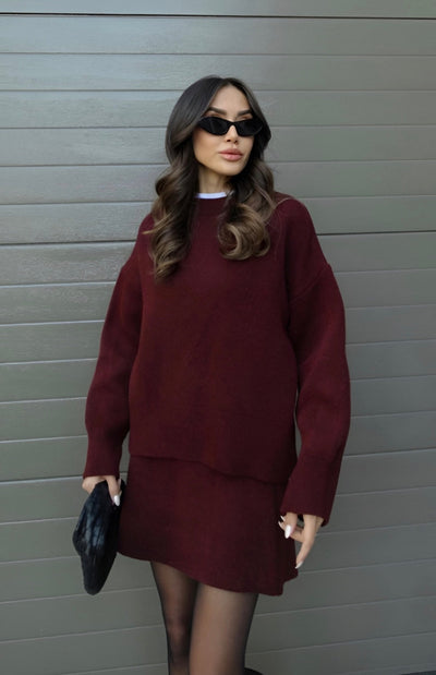 Damen Set aus Weichem Stoff im Trendigen Stil
