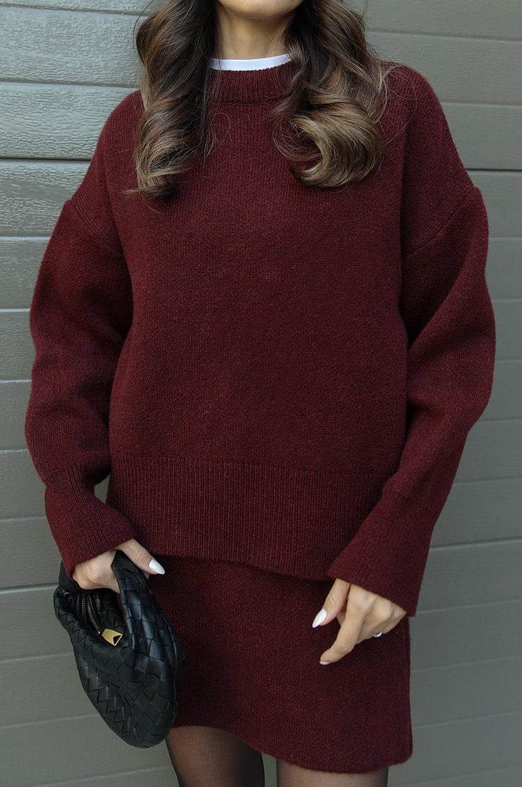 Damen Set aus Weichem Stoff im Trendigen Stil