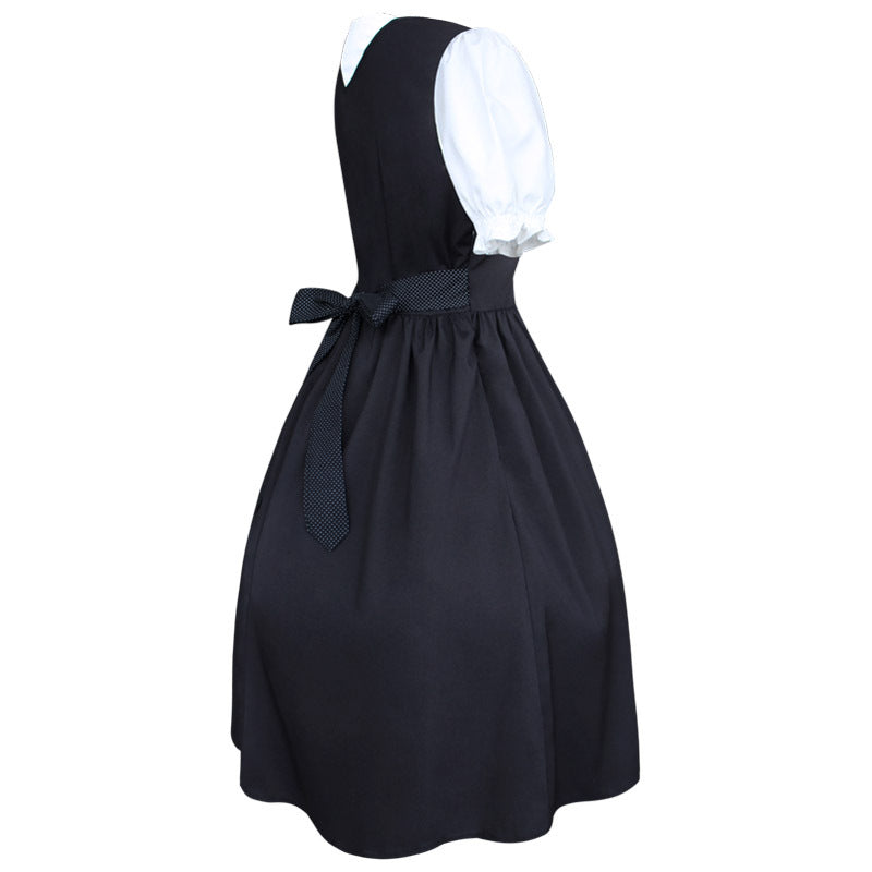 Damen Trachtenkleid Baumwollmix Traditionell Elegant