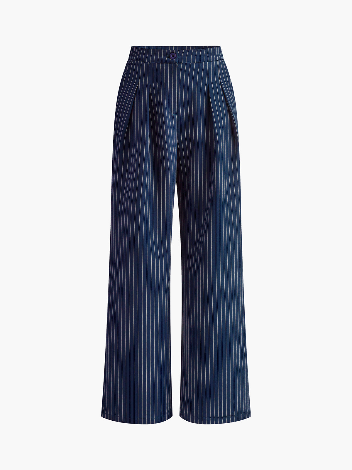 Damen Weite Hose Polyester mit Falten für Sommer