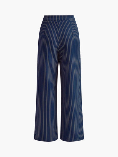 Damen Weite Hose Polyester mit Falten für Sommer
