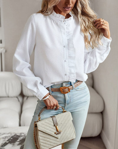Elegant Damenbluse aus Baumwolle