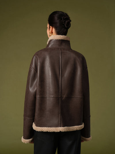 Elegante Fleecejacke im Shift-Stil für Damen