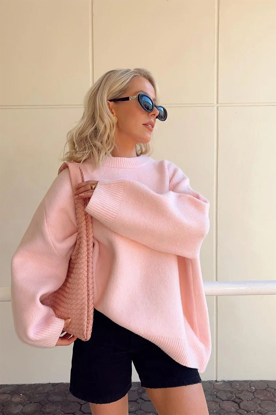 Damenpullover Oversized Weiches Material Trendy Style