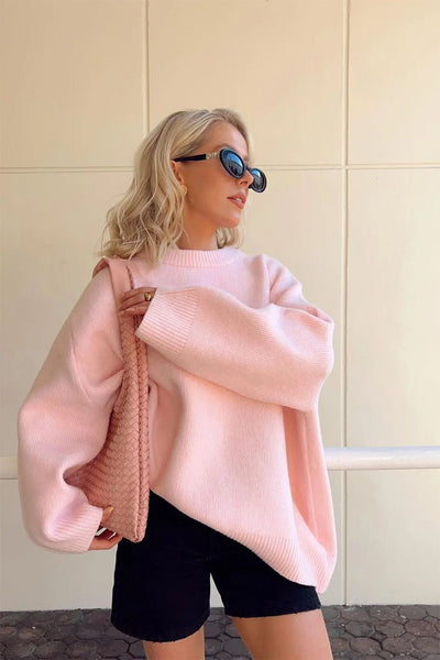 Damenpullover Oversized Weiches Material Trendy Style