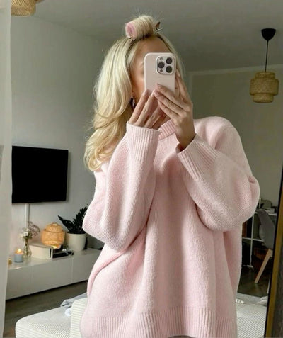 Damenpullover Oversized Weiches Material Trendy Style