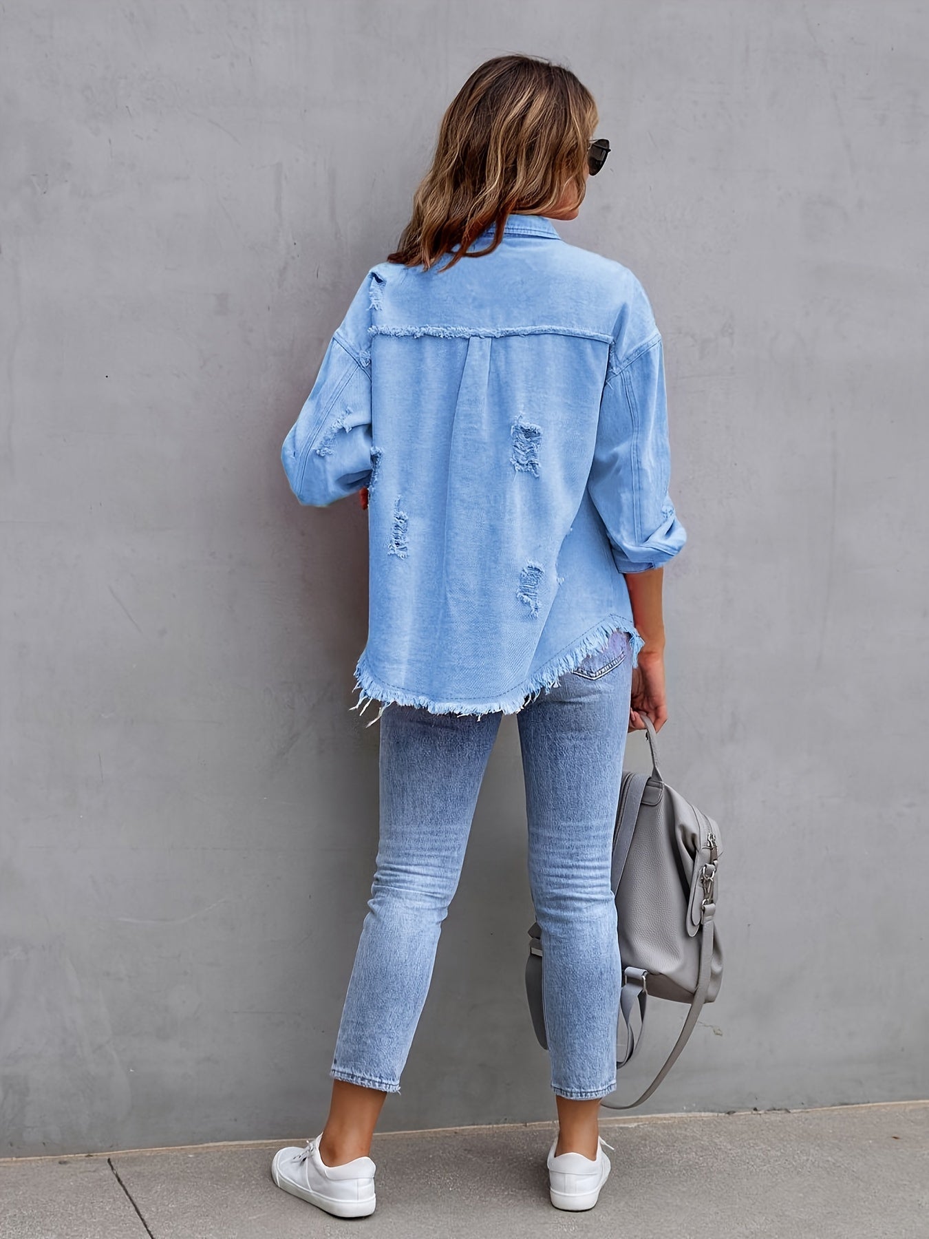 DenimCharm™ – Stylische Damen Jeansjacke für jeden Anlass