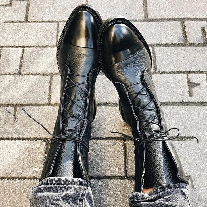 Damen Premium Komfort Stiefel mit Memory-Schaumpolsterung
