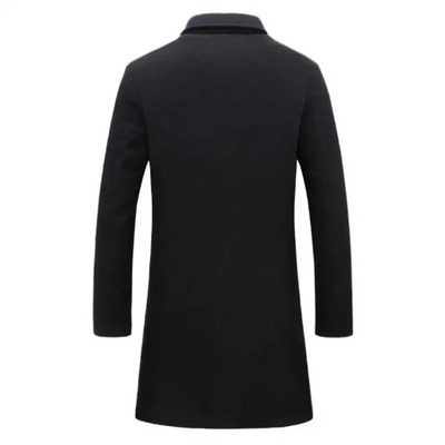Herren Wintermantel - Eleganter Wollmantel mit warmer Fütterung für Business & Freizeit