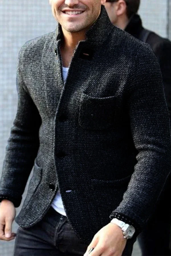 Herren Daunen Blazer | Elegant und Warm | Knopfleiste