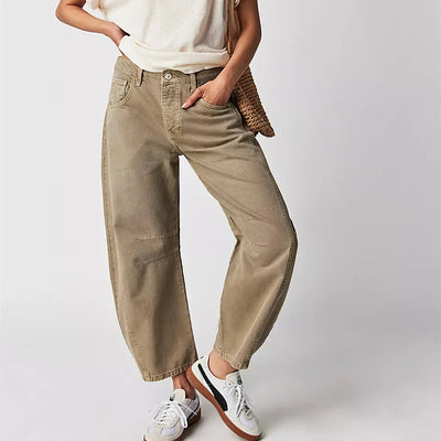 Damen Retro Jeanshose - Lässiger Schnitt