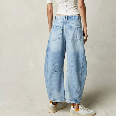 Damen Retro Jeanshose - Lässiger Schnitt