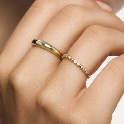 Diamant Blase Ring | Gold