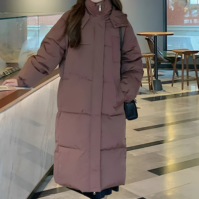Stylischer Lässiger Warmer Daunen Puffer Mantel für Damen | Ideal für den Winter