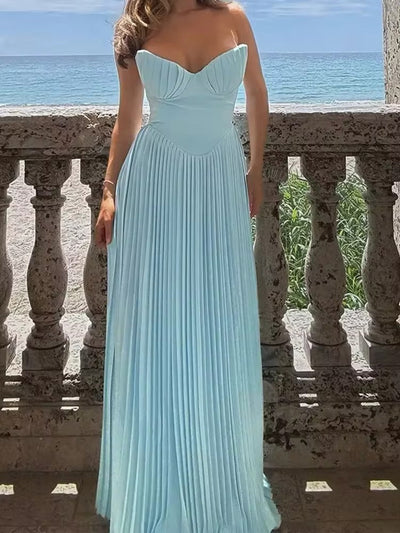Charmia™ – Elegantes schulterfreies Abendkleid mit glamourösem Flair