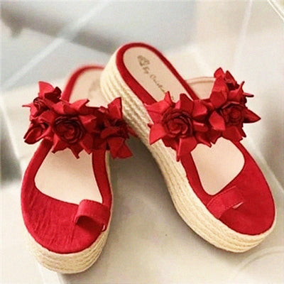 Carla - Elegante Damen Blumen Sandalen Florale Akzente