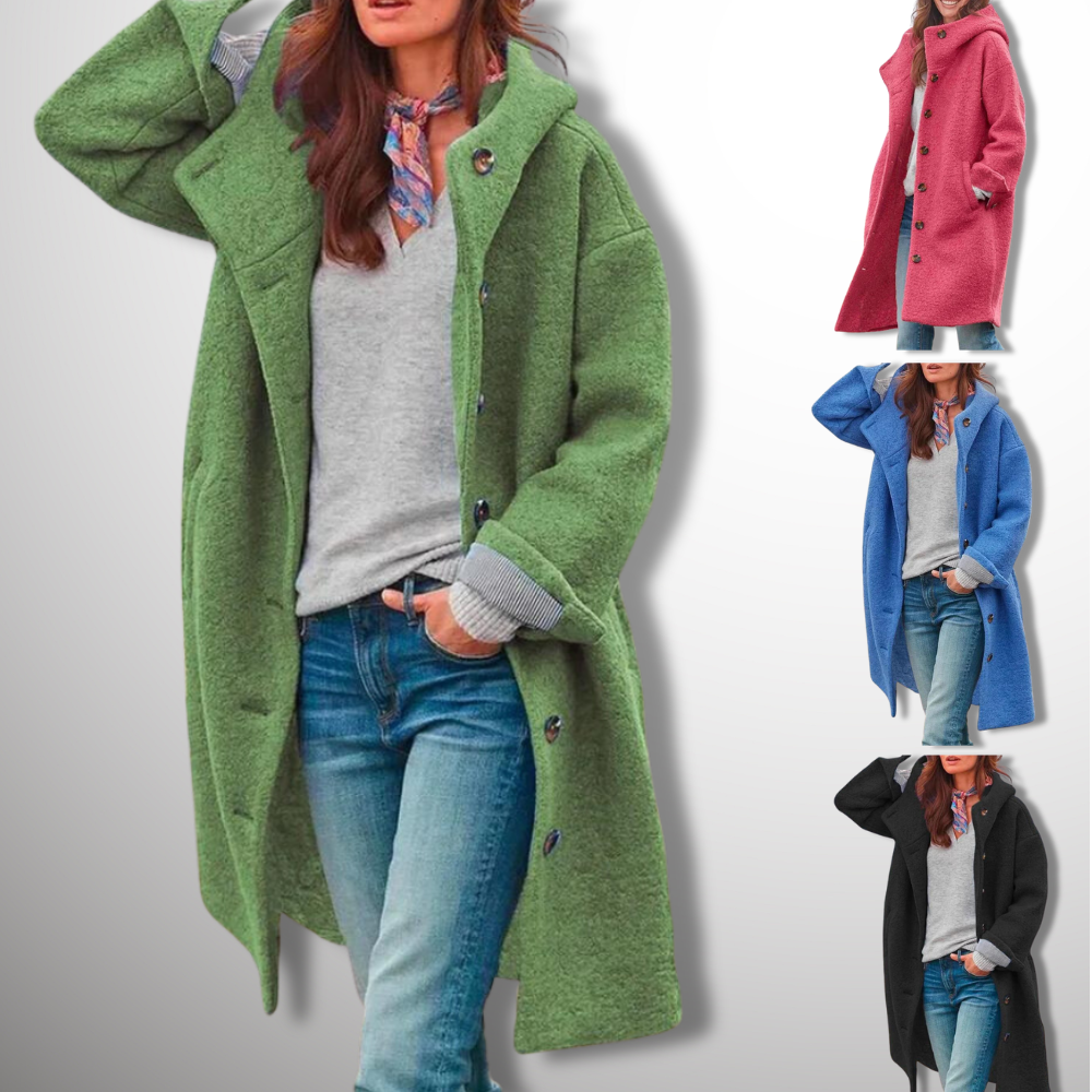 Damen Herbstmantel Elegant Warm