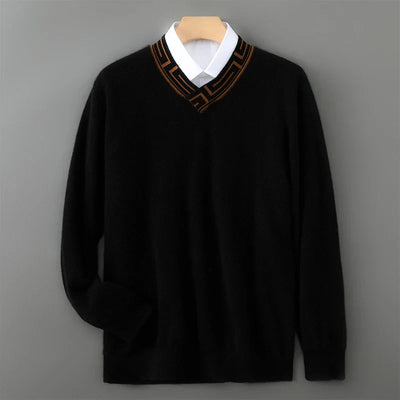 Herren Wollpullover Premium Merino