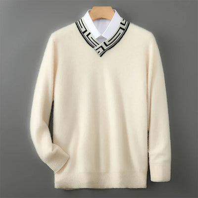 Herren Wollpullover Premium Merino