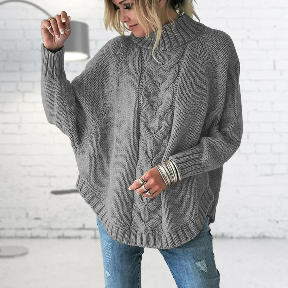 Stilvoll Wollpullover Übergroß Für Damen | Perfekt für Alltagstragen