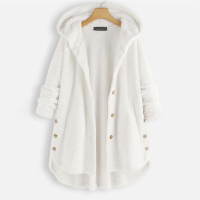 Damen Kapuzenfleece mit weicher Webstruktur