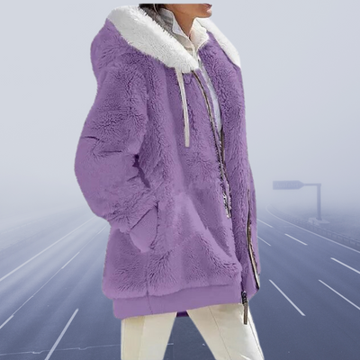 Damen Oversized Teddyjacke | Kuschelig & Warm | Wintermantel