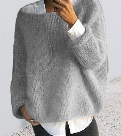 Damen Oversize Strickpullover | Weich & Kuschelig