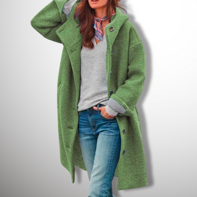 Damen Herbstmantel Elegant Warm