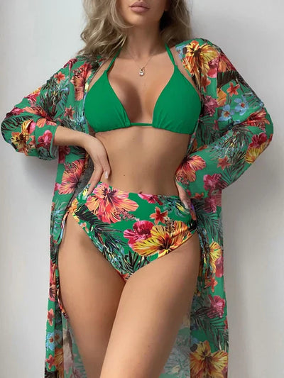BeachGlam™ – Elegantes Bikini Ensemble für den perfekten Sommerlook