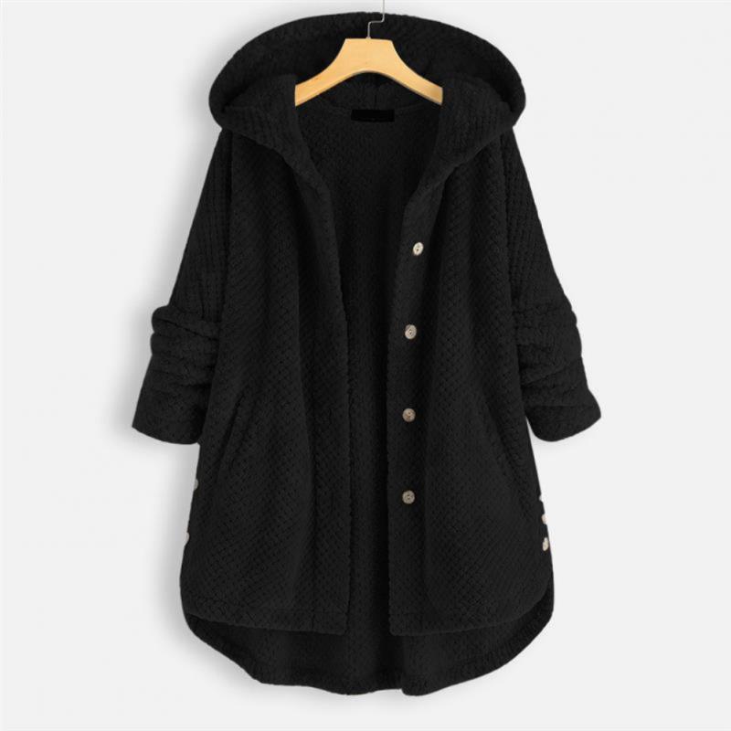 Damen Kapuzenfleece mit weicher Webstruktur