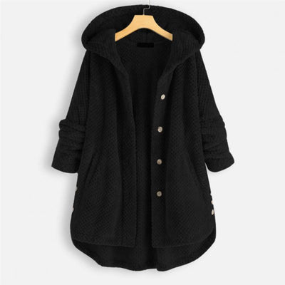 Damen Kapuzenfleece mit weicher Webstruktur