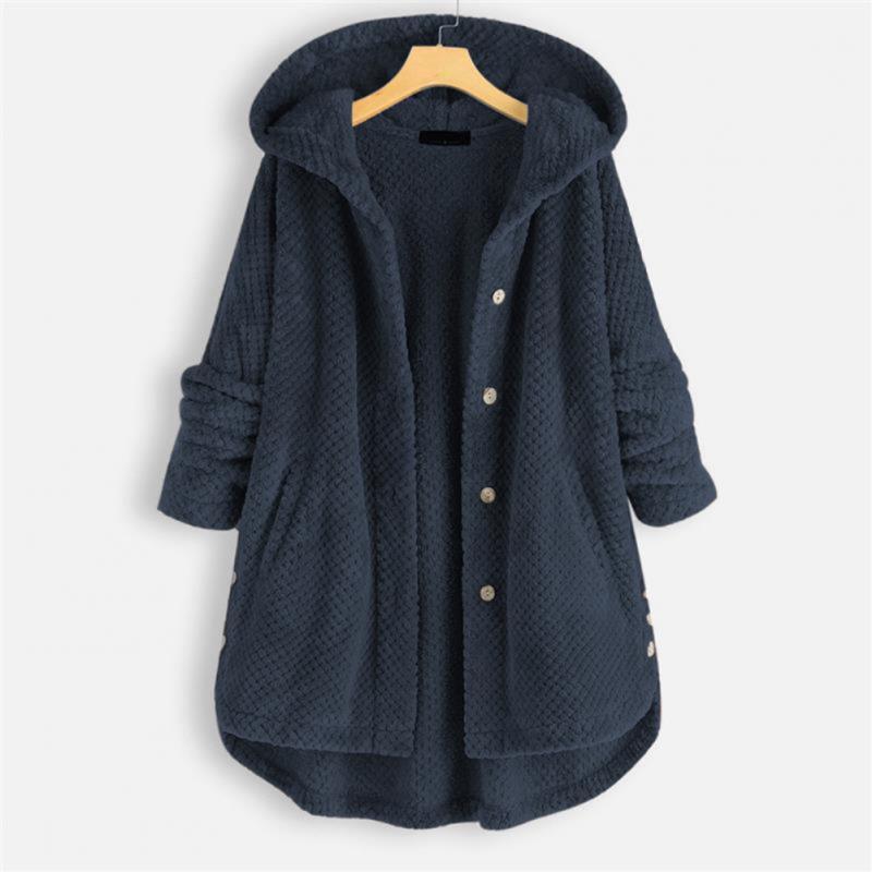 Damen Kapuzenfleece mit weicher Webstruktur