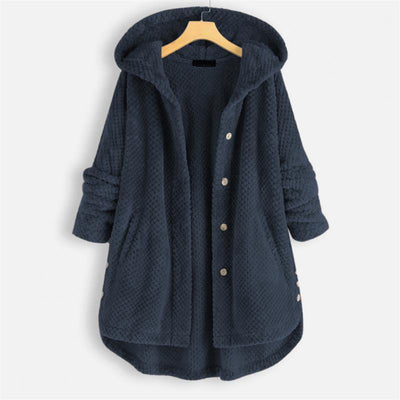 Damen Kapuzenfleece mit weicher Webstruktur