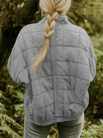 Übergroße Dicke Damenjacke - Modische und Bequeme Oberbekleidung