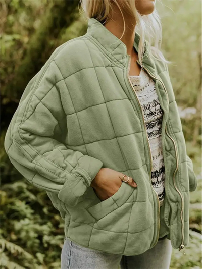 Übergroße Dicke Damenjacke - Modische und Bequeme Oberbekleidung