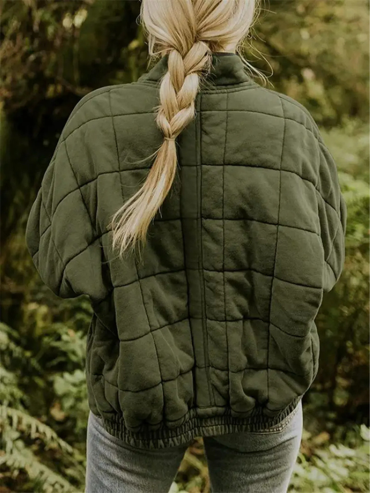 Übergroße Dicke Damenjacke - Modische und Bequeme Oberbekleidung