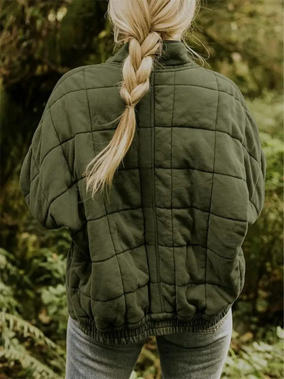 Übergroße Dicke Damenjacke - Modische und Bequeme Oberbekleidung