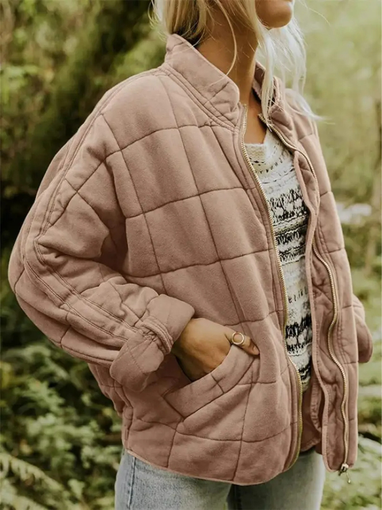 Übergroße Dicke Damenjacke - Modische und Bequeme Oberbekleidung