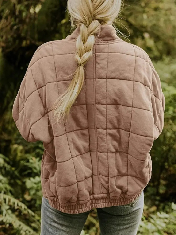 Übergroße Dicke Damenjacke - Modische und Bequeme Oberbekleidung