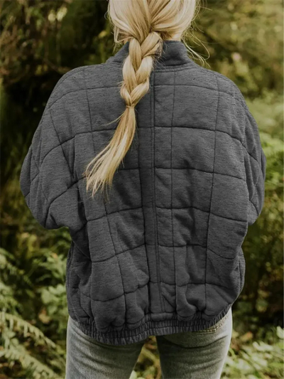 Übergroße Dicke Damenjacke - Modische und Bequeme Oberbekleidung
