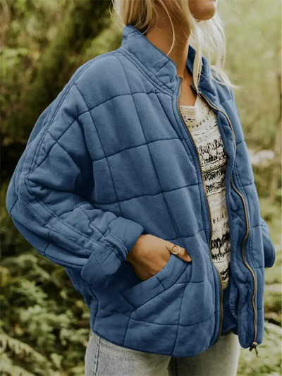 Übergroße Dicke Damenjacke - Modische und Bequeme Oberbekleidung