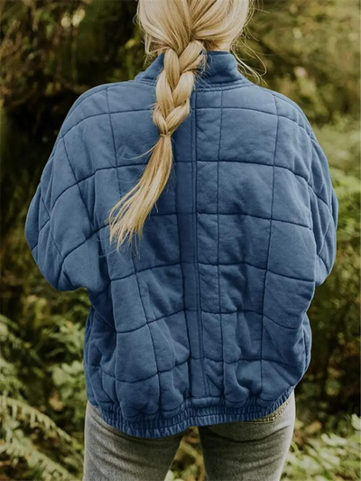 Übergroße Dicke Damenjacke - Modische und Bequeme Oberbekleidung