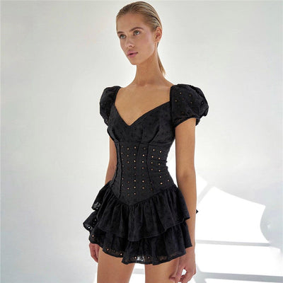 Arissa - Elegantes Rüschenkleid Luxuriöse Damenmode