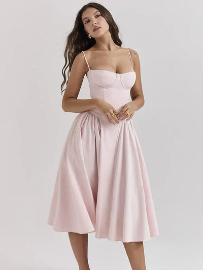 Zaniyah™ | Retro Midi Kleid